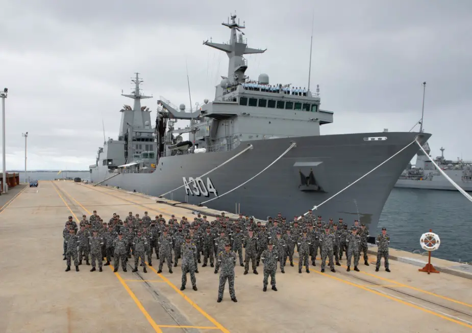 Royal Australian Navy NUSHIP Stalwart Auxiliary Oiler Replenishment Ship