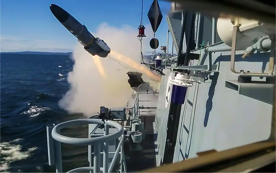 Polish Navy Fast Missile Boat ORP Orkan Successfully Fires RBS-15 Mk3 Anti-ship Cruise Missile