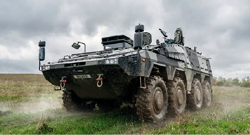 Rheinmetall and RBSL Unveil Boxer with Mortar Mission Module at DSEI 2021