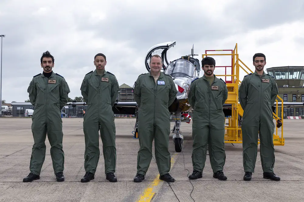Hawk aircraft arrive at RAF Leeming, North Yorkshire on 1st September 2021 as part of the new Joint Hawk Training Squadron taking place at the RAF Station.