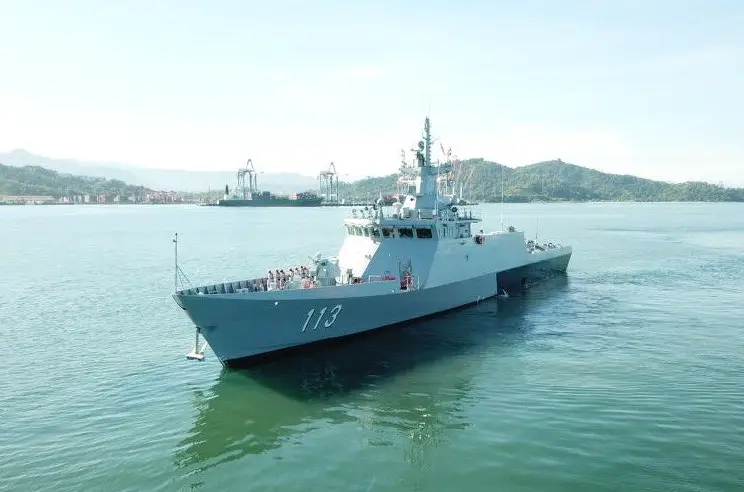 Royal Malaysian Navy Littoral Mission Ship KD Badik Arrives at Sepanggar Bay Naval Base, Sabah