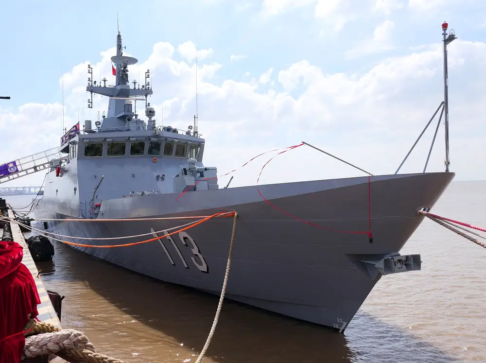 Royal Malaysian Navy Keris-class Littoral Mission Ship KD Badik (113)