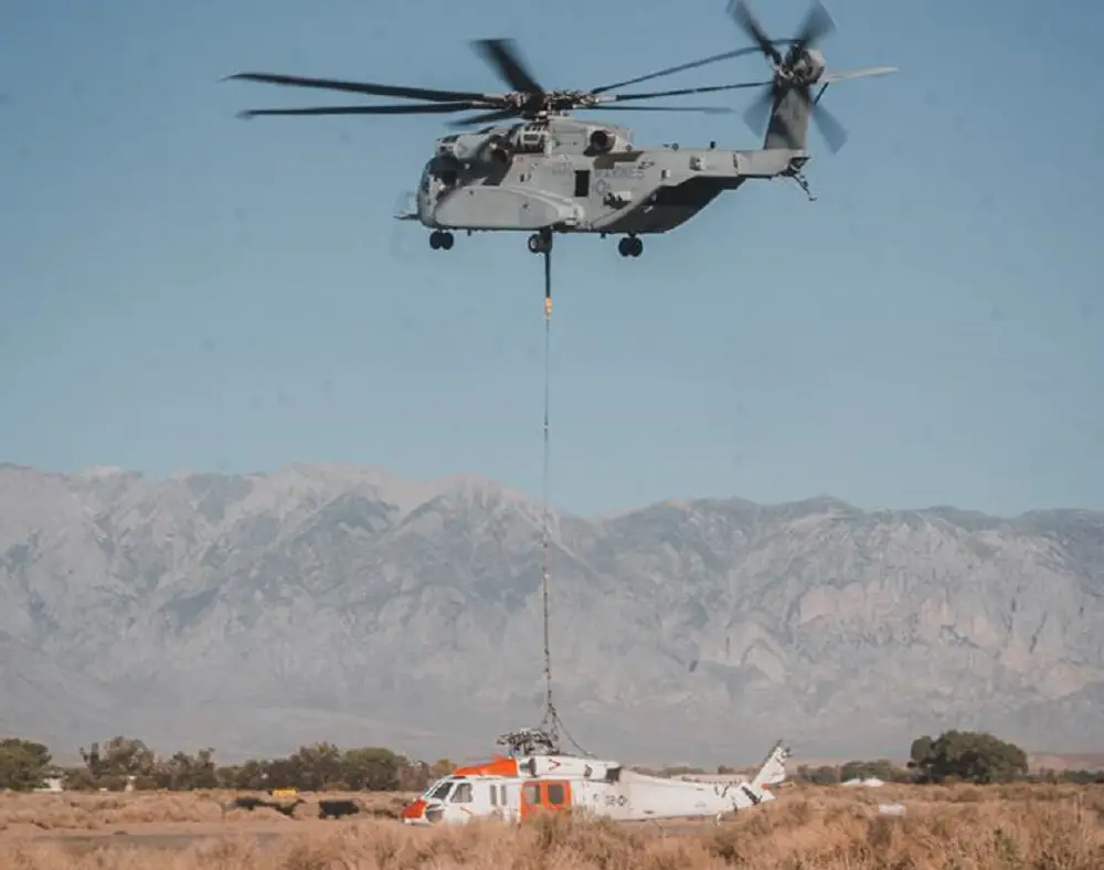 US Marine Corps CH-53K King Stallion Helicopter Logs First Successful Fleet Mission