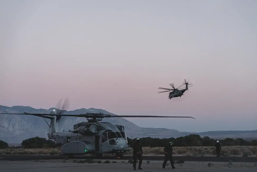 US Marine Corps CH-53K King Stallion Helicopter Logs First Successful Fleet Mission