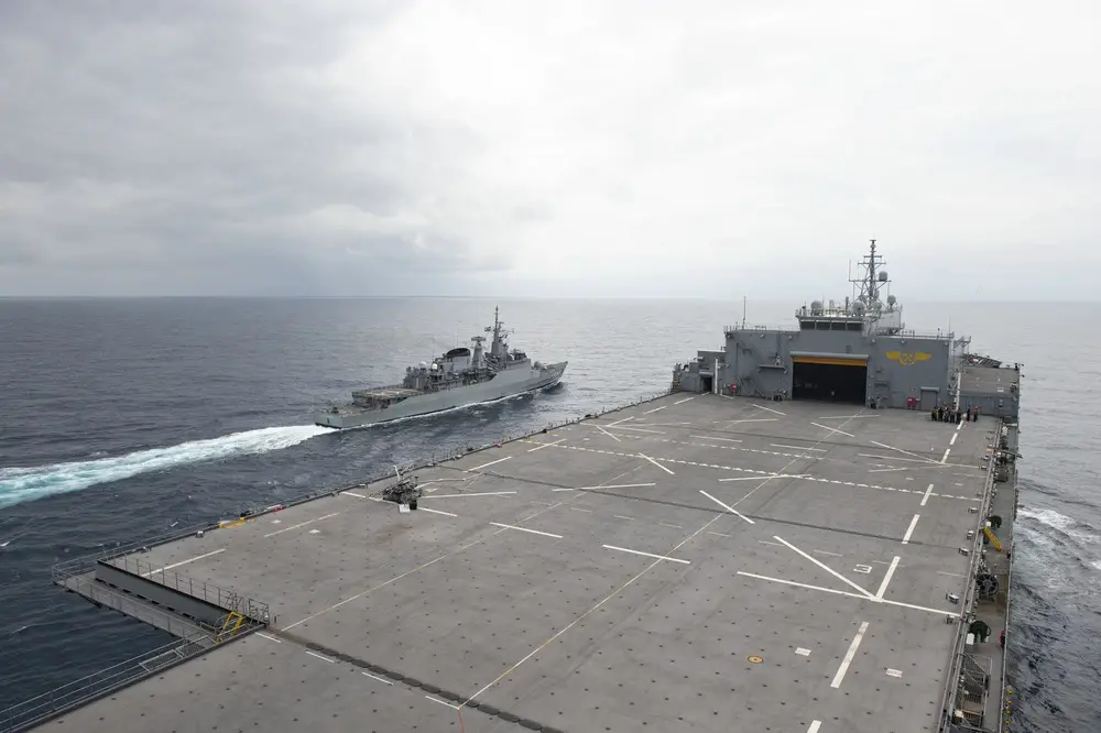 US Navy USS Hershel "Woody" Williams Participates in Brazilian Exercise off Africa’s Atlantic Coast