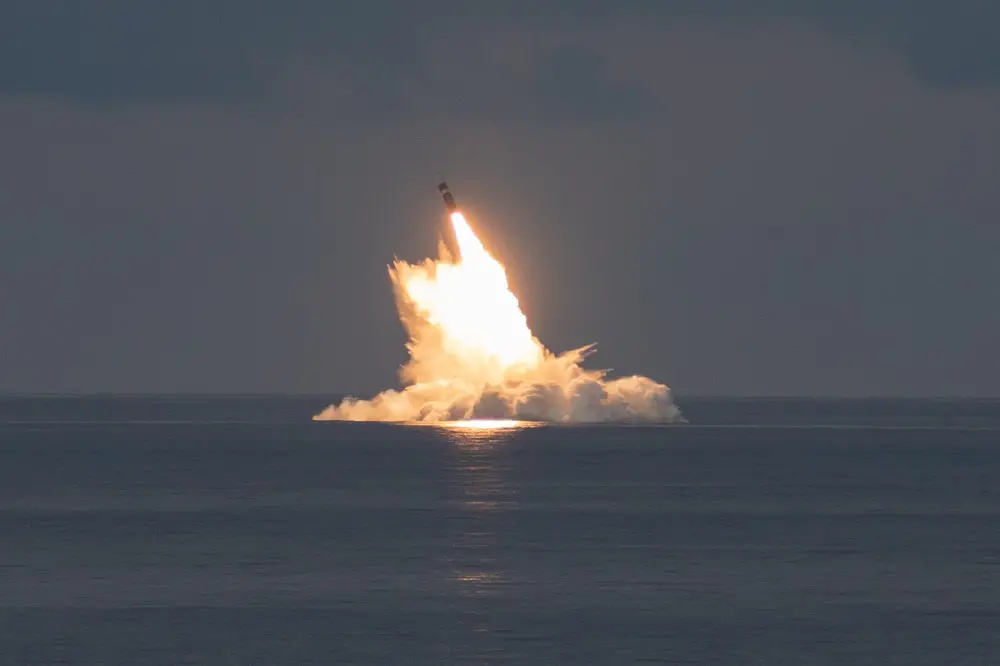 US Navy USS Wyoming (SSBN-742) Successfully Tests Trident II D5LE Missiles