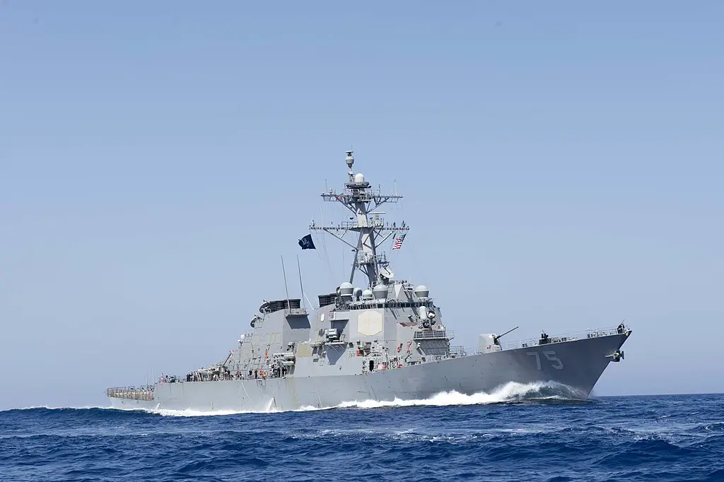 Arleigh Burke-class guided missile destroyer USS Donald Cook (DDG-75)