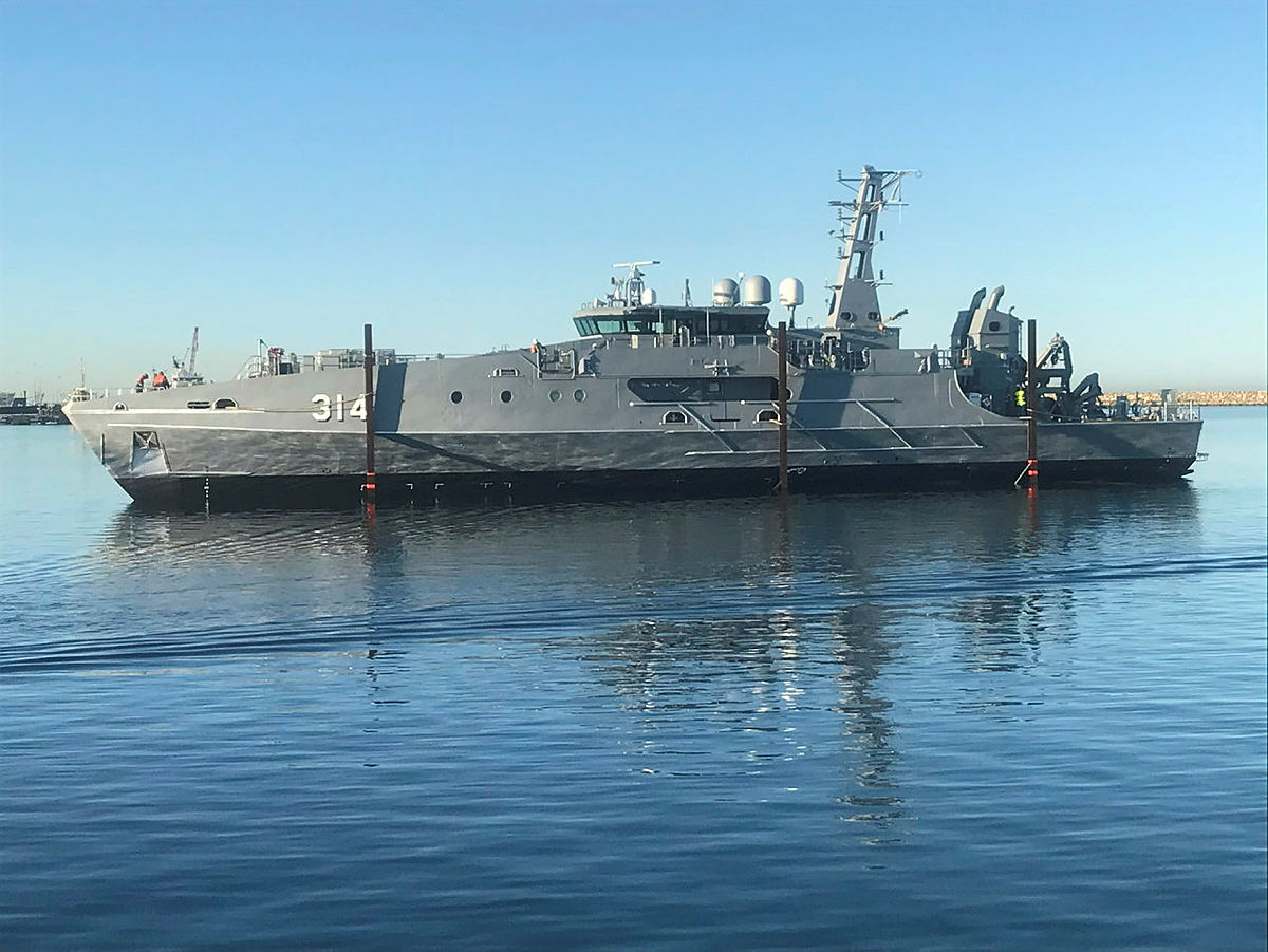 Austal Launches Royal Australian Navy’s First Evolved Cape-class Boat