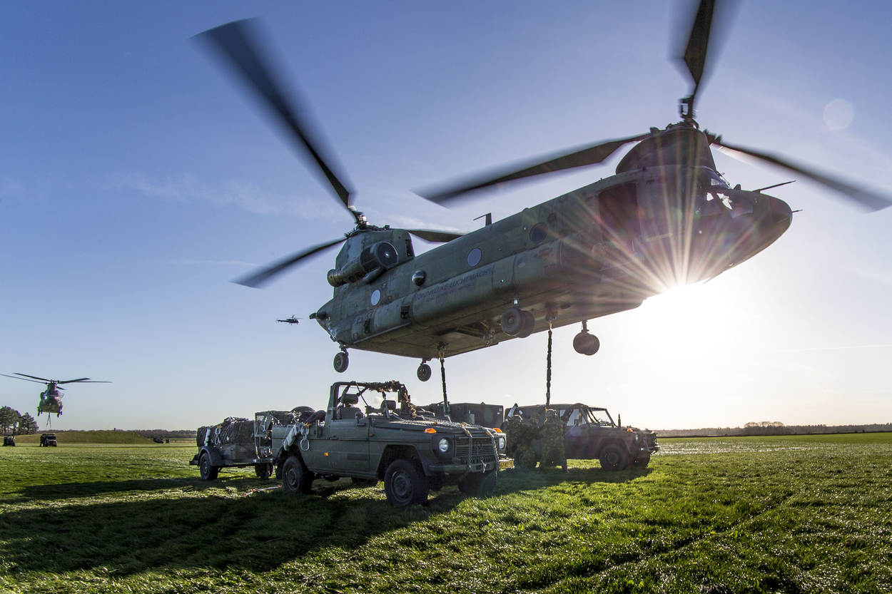 Royal Netherlands Air Force Boeing CH-47 Chinook Heavy-lift Helicopters