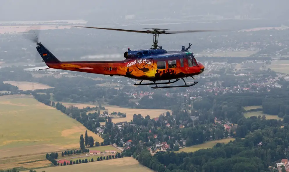 German Armed Forces Retired Bell UH-1 Iroquois "Huey" After 53 Years of Service