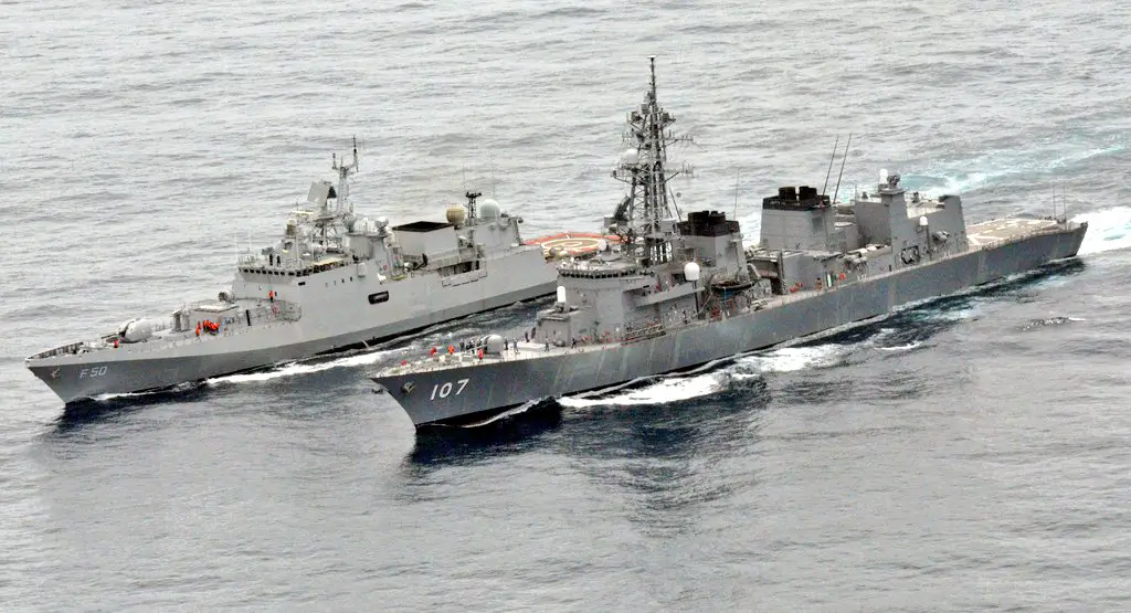 India Navy and Japan Maritime Self-Defence Force Conduct Bilateral Naval Exercise in Indian Ocean