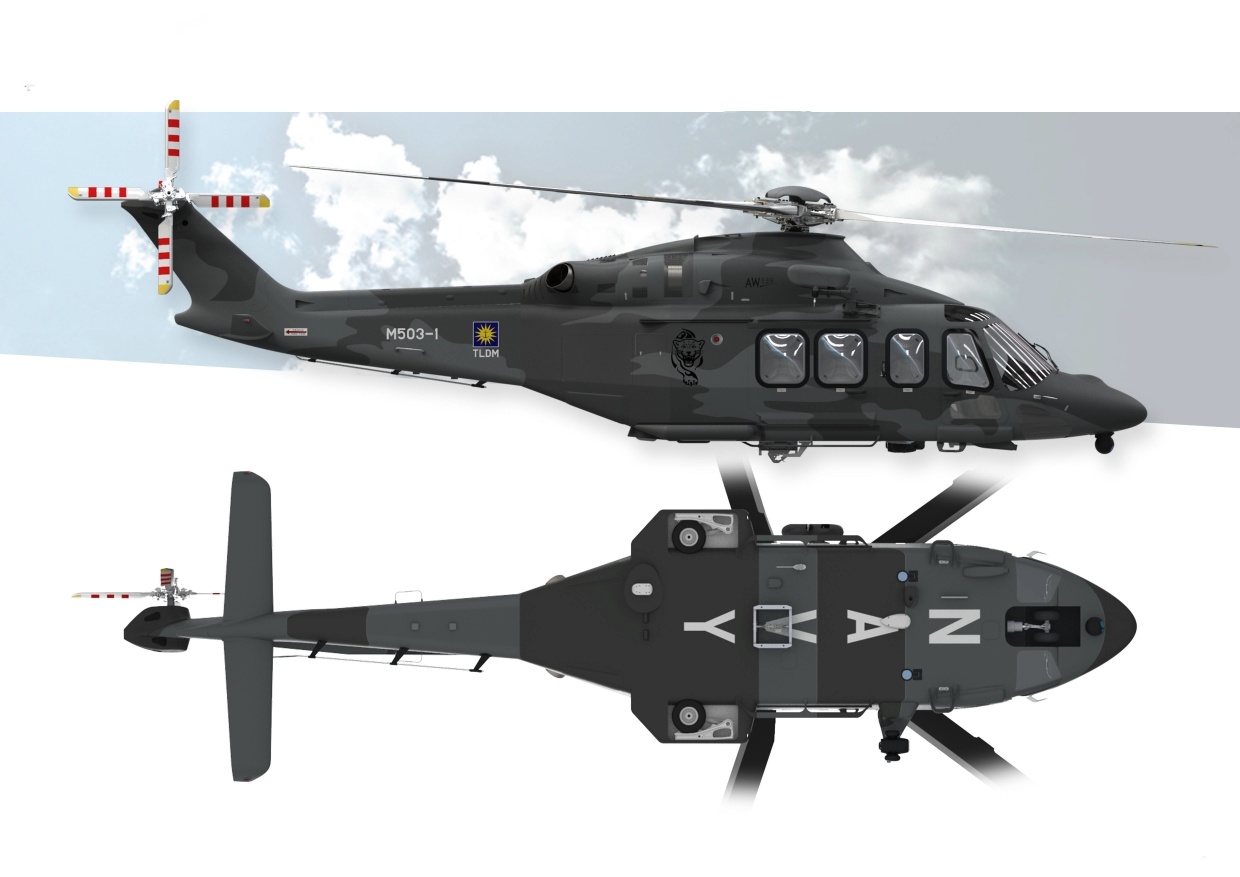 Royal Malaysian Navy AW139 Maritime Utility Helicopter (MUH)