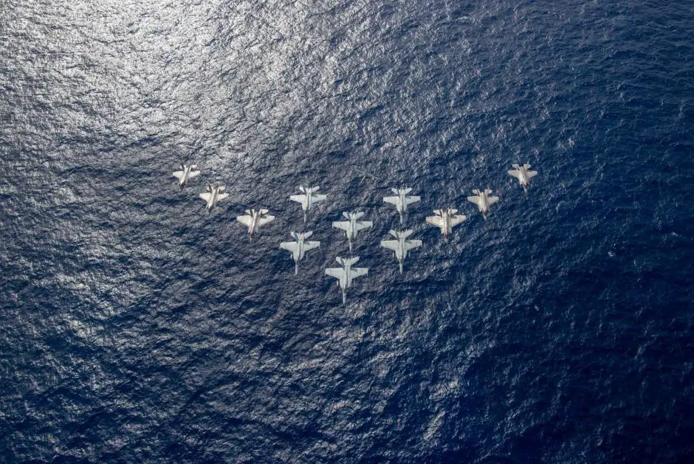 Multiple Allied Carrier Strike Groups Operate Together in the Philippine Sea