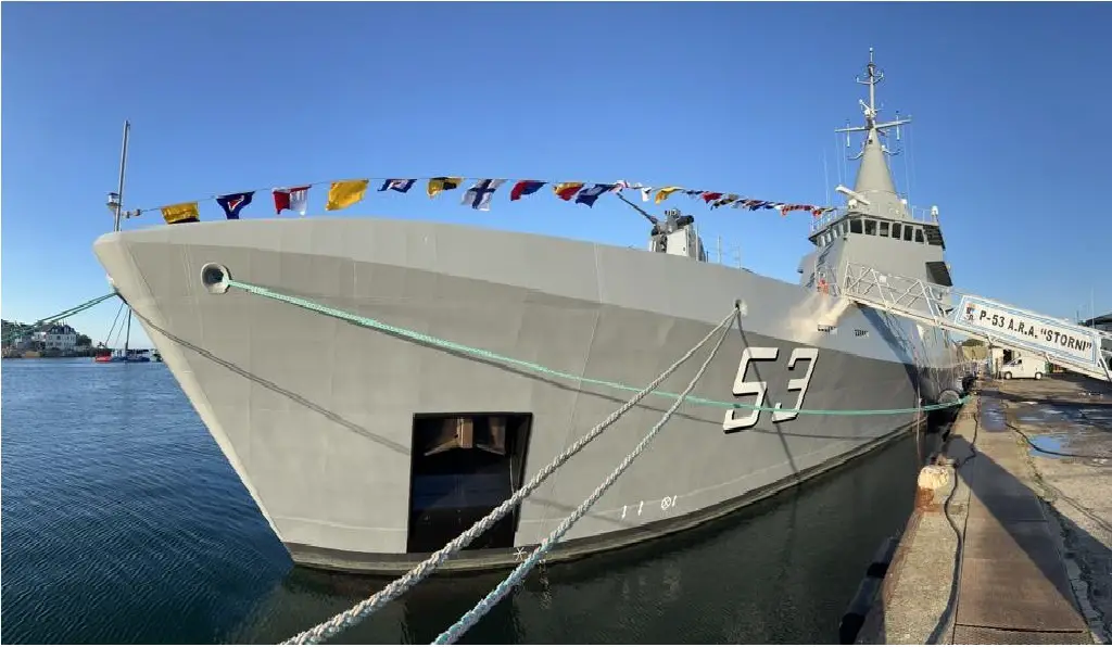 Naval Group Delivers Offshore Patrol Vessel ARA Storni for Argentine Navy
