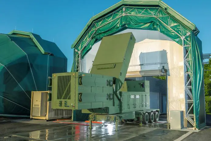 Raytheon’s GhostEye, the first of a family of radars, otherwise known as LTAMDS, is currently sensing at the Raytheon Missiles & Defense outdoor test facility.