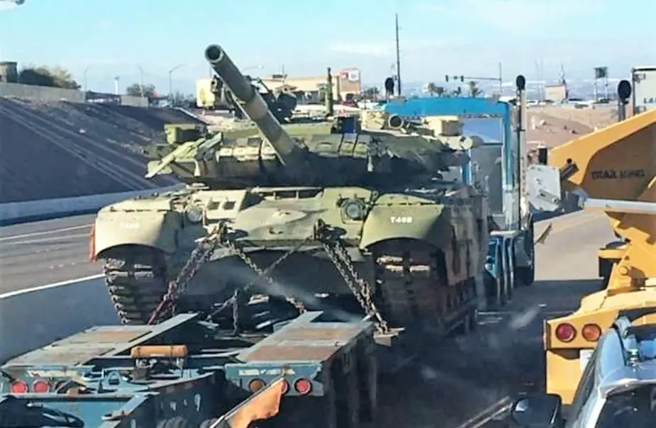Ukraine Company Ukrspetsexport Delivers T-84 Oplot Main Battle Tank to US