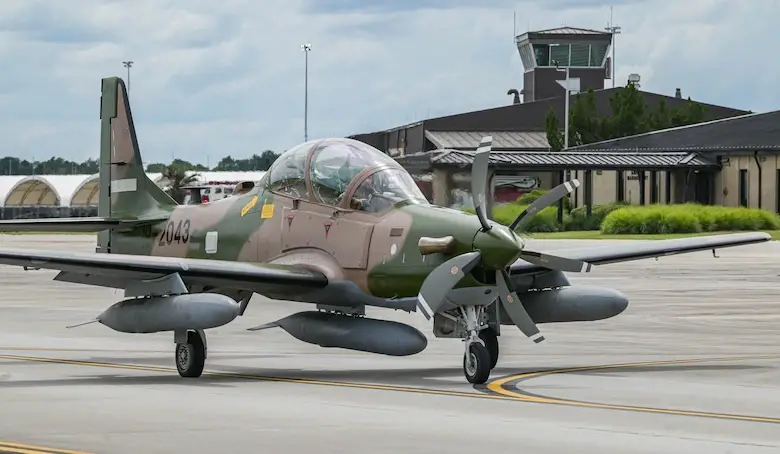 US Air Force 81st Fighter Squadron Says Farewell to Last Nigerian Air Force A-29 Class