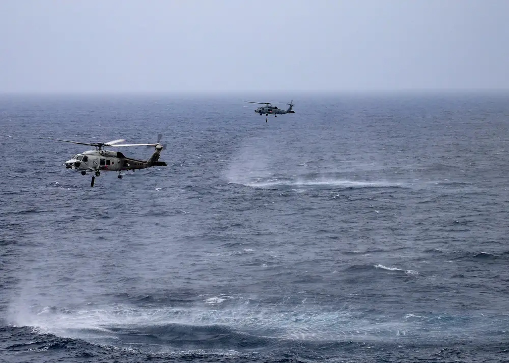 US Navy and Japan Maritime Self-Defense Force  Helicopter Squadrons Conduct Bi-lateral Exercises