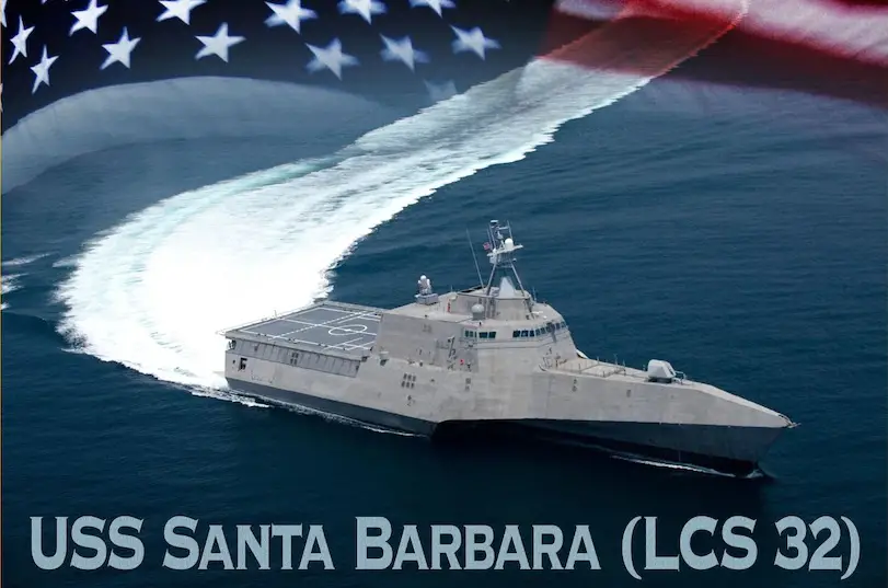 US Navy to Christen Future USS Santa Barbara (LCS 32) Independence-variant Littoral Combat Ship