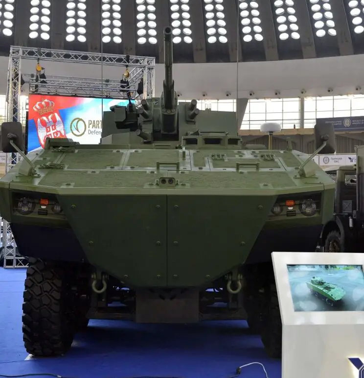 Yugoimport SDPR Unveiled Its Lazanski IFV Armed with AU-220M Remote Controlled Weapon Station