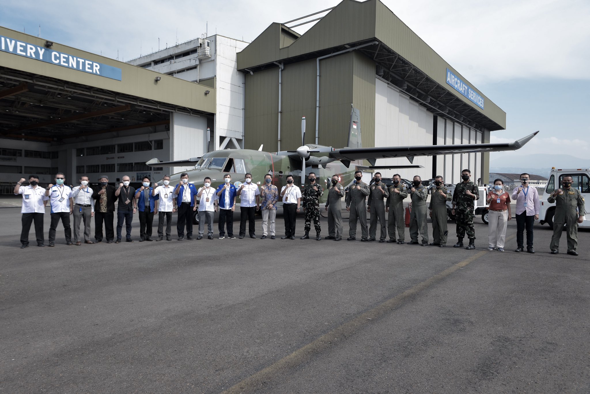PTDI Delivers Second NC212i Military Transport Aircraft to Indonesian Air Force