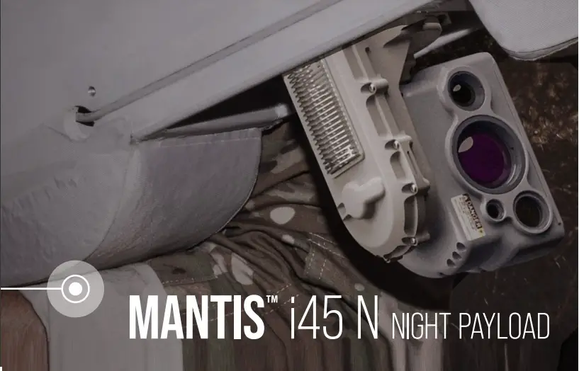 Aerovironment Unveils Its New Mantis I45 N Multi Sensor Imaging Payload for Nighttime Operations
