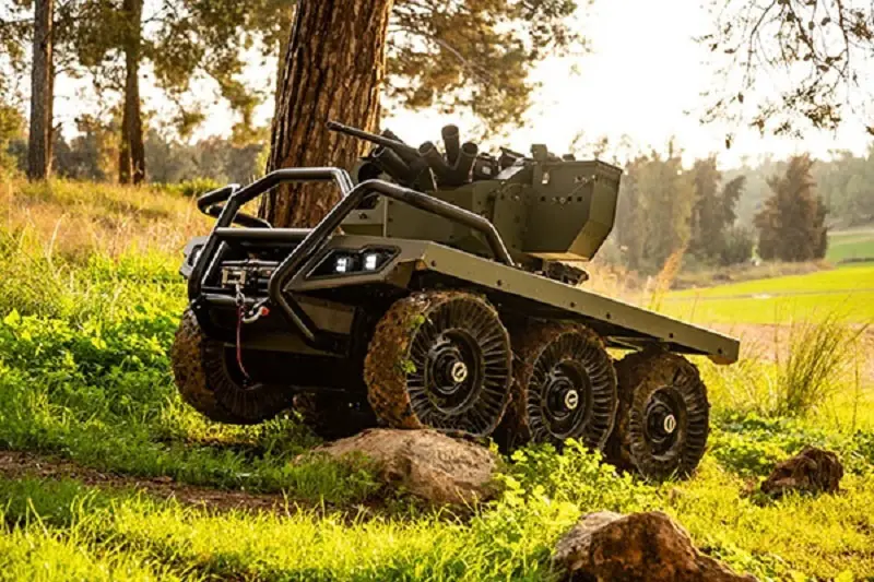 ROOK 6×6 Unmanned Ground Vehicle (UGV) operating in rough terrain