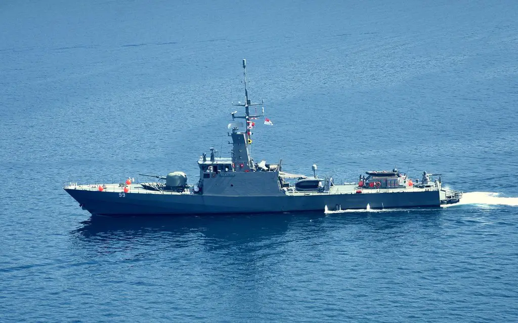 Republic of Singapore Navy Fearless-class patrol vessel RSS Dauntless