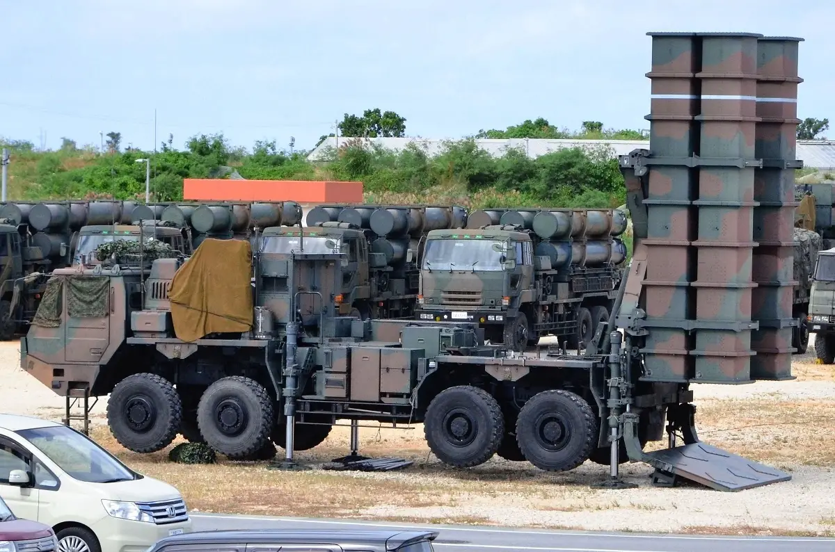 Japan Self Defense Force Deploys Type 12 and Type 03 Missile Launchers to Miyakojima