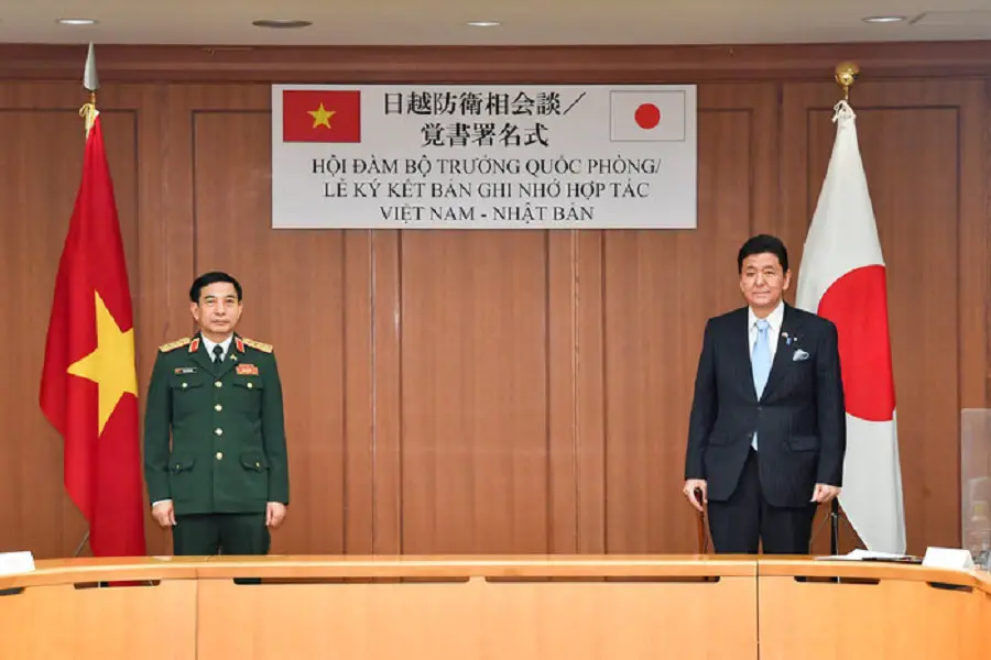 Japan-Vietnam Defense Ministers Oppose Bids to Change Status Quo
