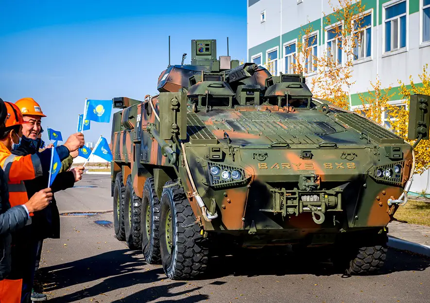 Kazakhstan Paramount Engineering Barys 8x8 Combat Vehicle Completes Four-Year Trial