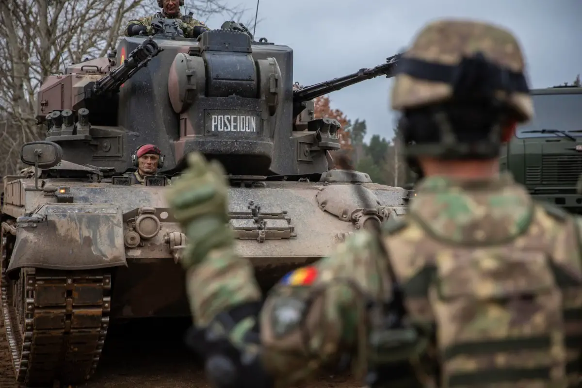 NATO Battle Group Poland Conduct Joint Combined Arms Live-fire Exercise at Bemowo Piskie Training Area