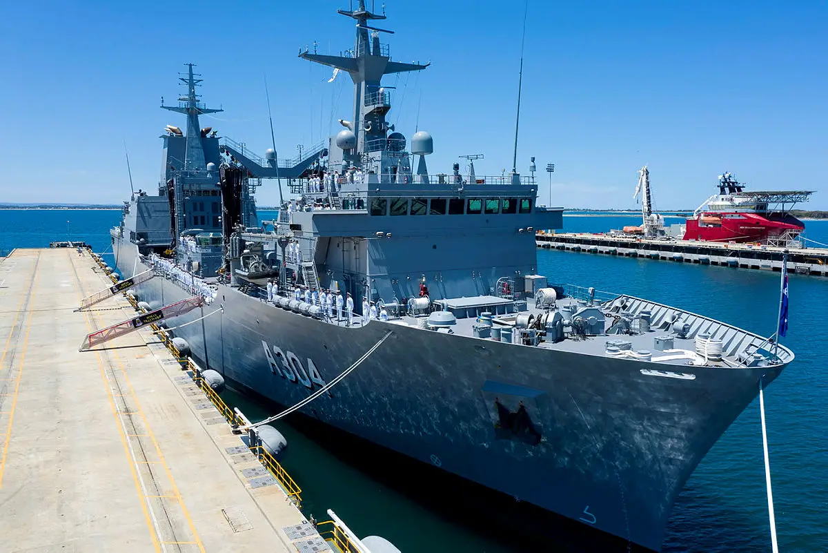 Royal Australian Navy Welcomes HMAS Stalwart (A304) Into the Fleet