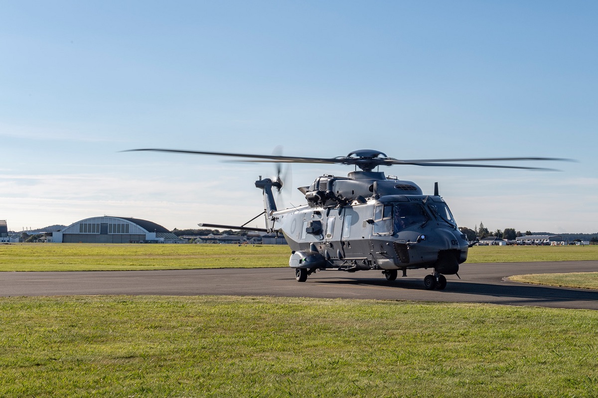 Royal New Zealand Air Force No. 3 Squadron NH90 helicopter #3302
