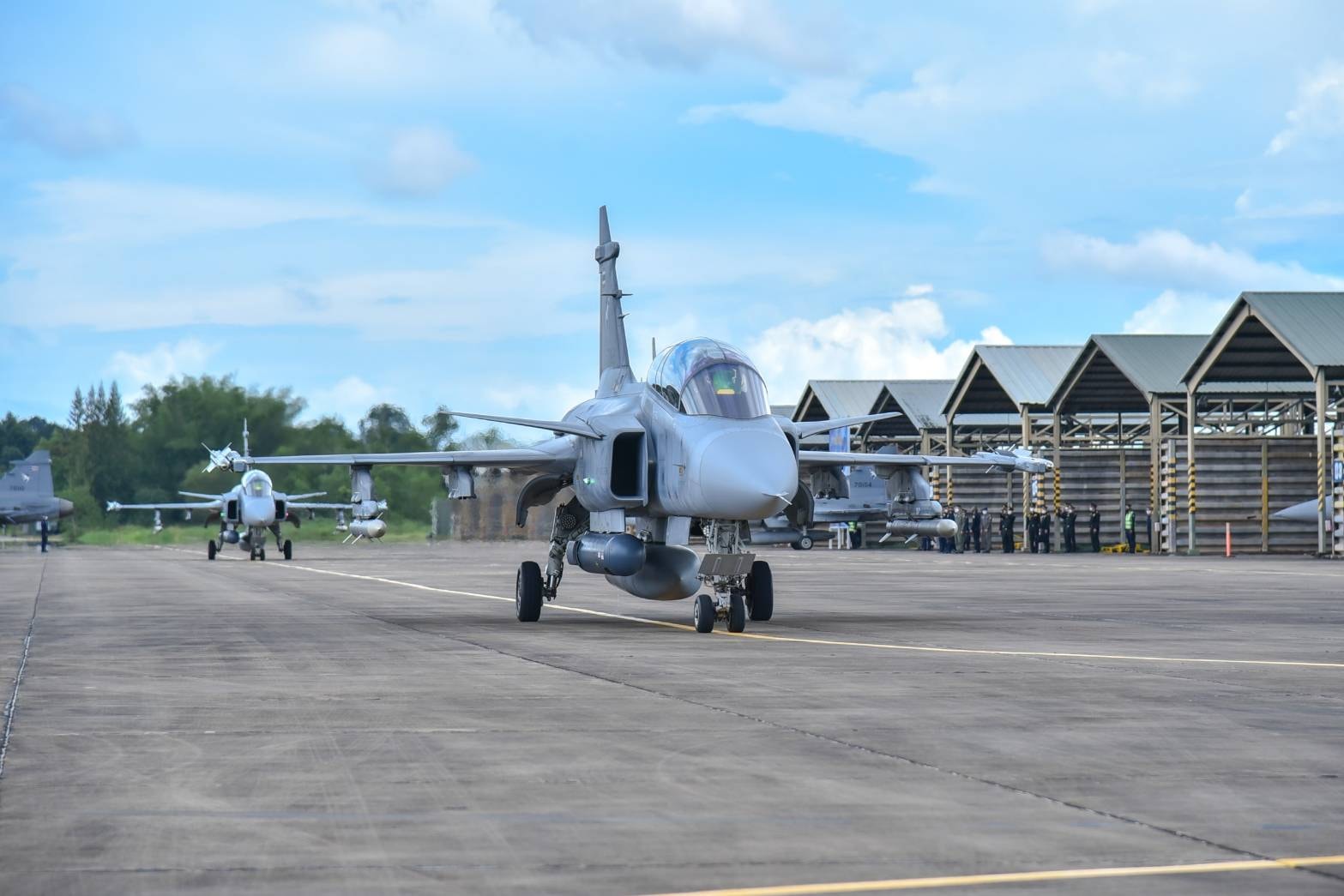 Royal Thai Air Force Gripen Fighters Participate in Network Centric Exercise