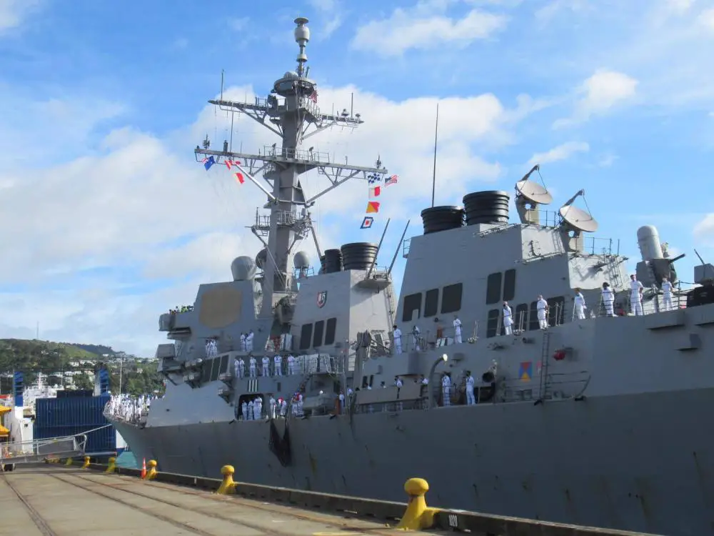 USS Howard (DDG 83) arrives in New Zealand for a routine port visit, marking the first visit to the country from a U.S. warship since 2016. Howard is assigned to Commander, Task Force (CTF) 71/Destroyer Squadron (DESRON) 15, the Navy's largest forward-deployed DESRON and the U.S. 7th Fleet's principal surface force. 