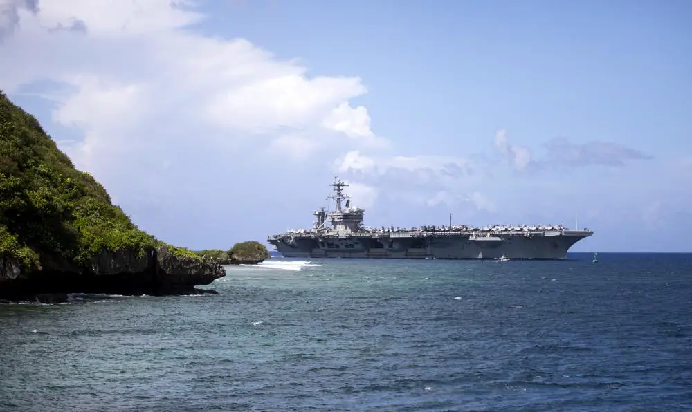 US Navy Carl Vinson Carrier Strike Group Conducts Port Call at Naval Base Guam