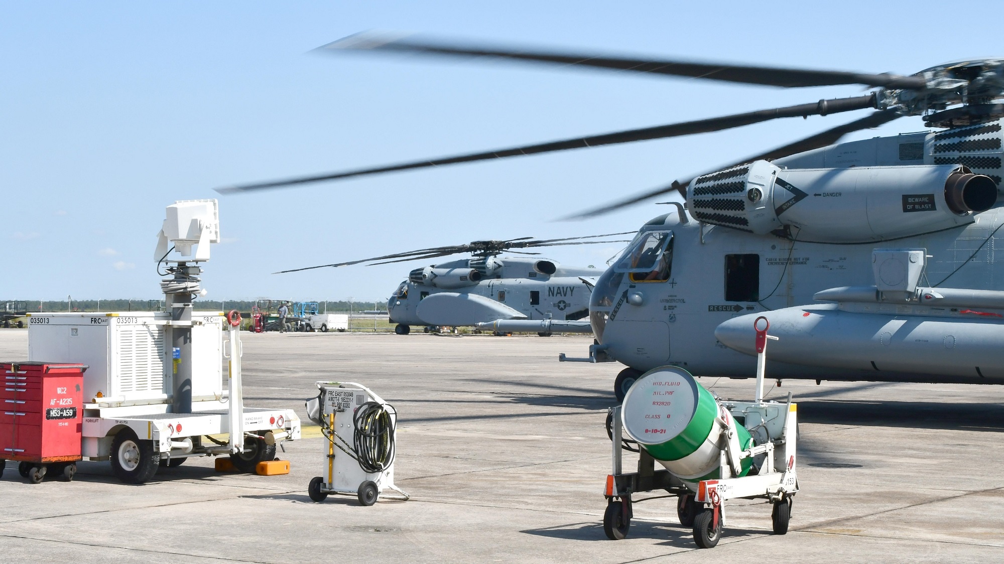 US Navy Fleet Readiness Center East H-53 Heavy-lift Helicopters Line Ends Fiscal Year with Strong Push