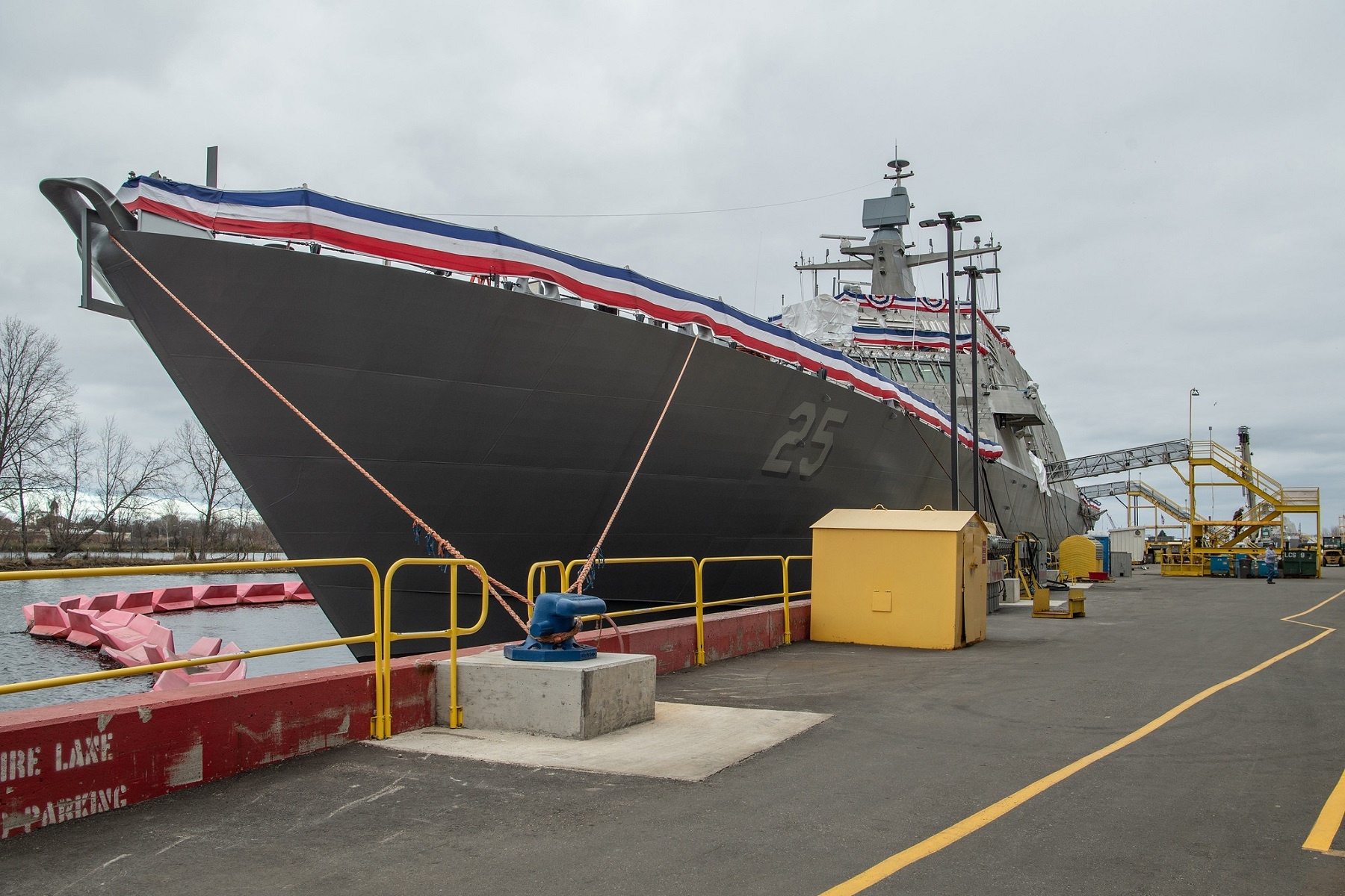 US Navy Littoral Combat Ship USS Marinette (LCS 25) Christened