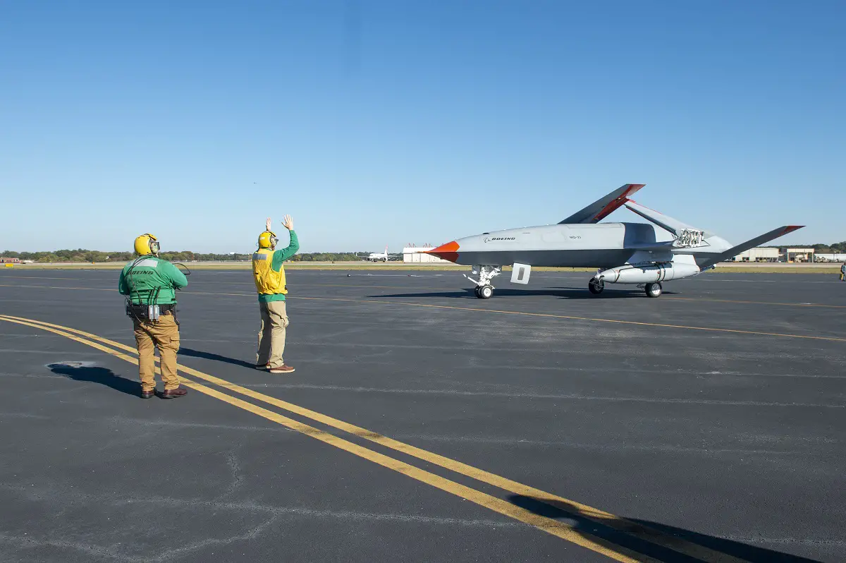 US Navy MQ-25 Stingray Conducts Ground Testing at Naval Station Norfolk Chambers Field