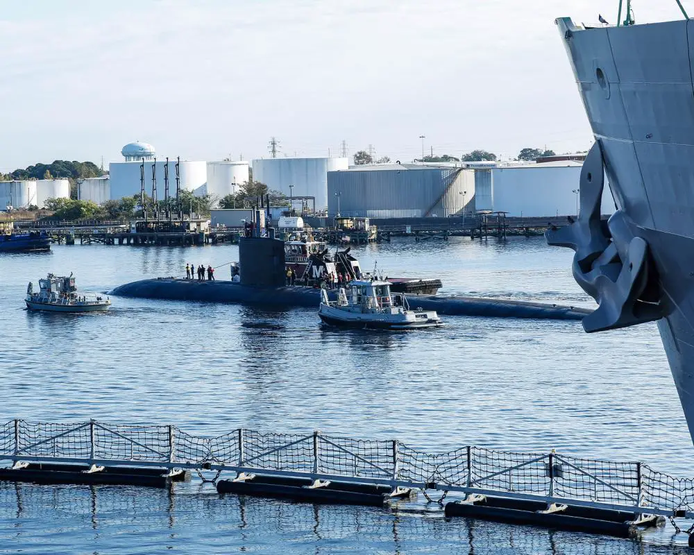 USS Pasadena (SSN 752) returned to the fleet Oct. 31 following successful completion of its Drydocking Selected Restricted Availability (DSRA) at Norfolk Naval Shipyard (NNSY).