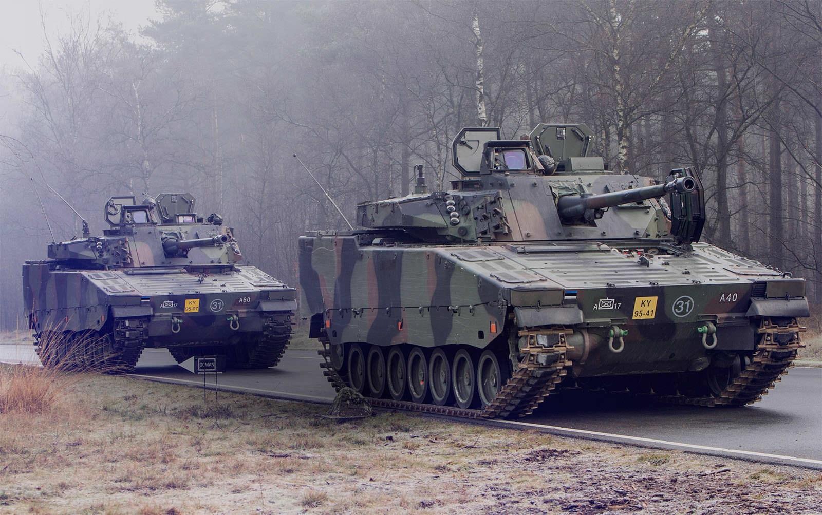 Estonian Army CV9035EE Infantry Fighting Vehicles (IFV)