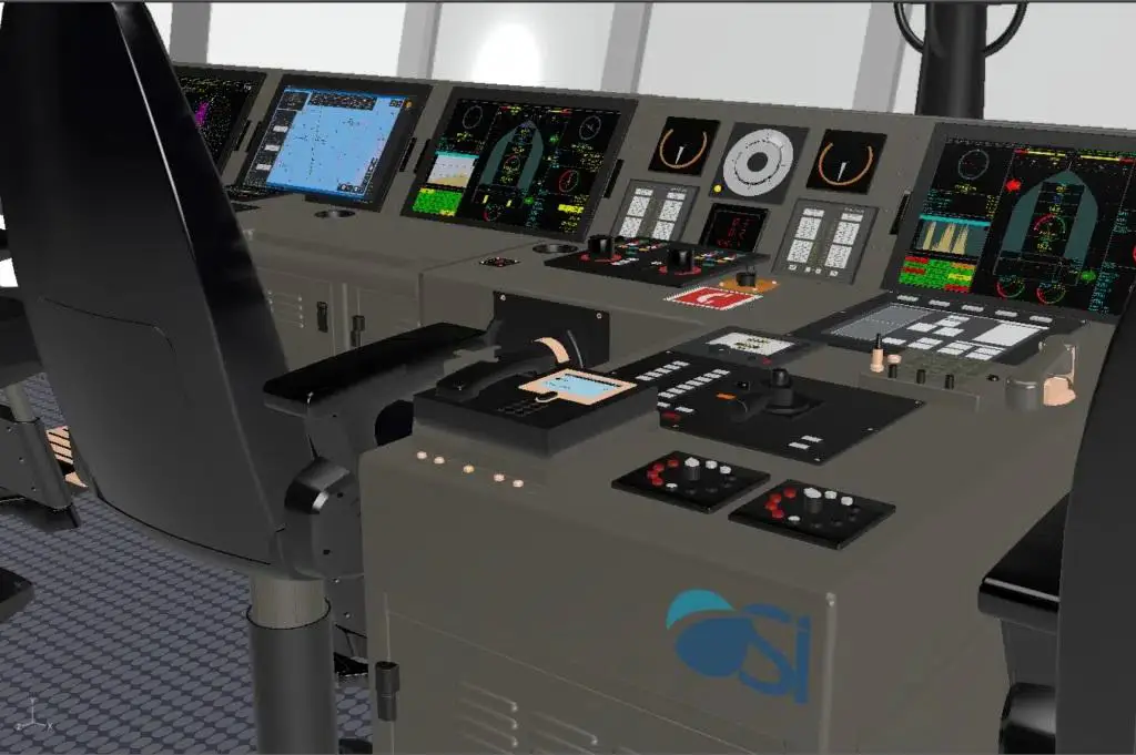 Artist rendering of OSI’s Integrated Navigation & Tactical System (INTS)