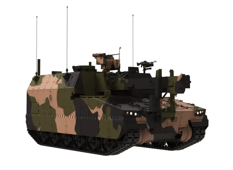 Hanwha Defense Australia A10 Armoured Ammunition Resupply Vehicles (AARV).