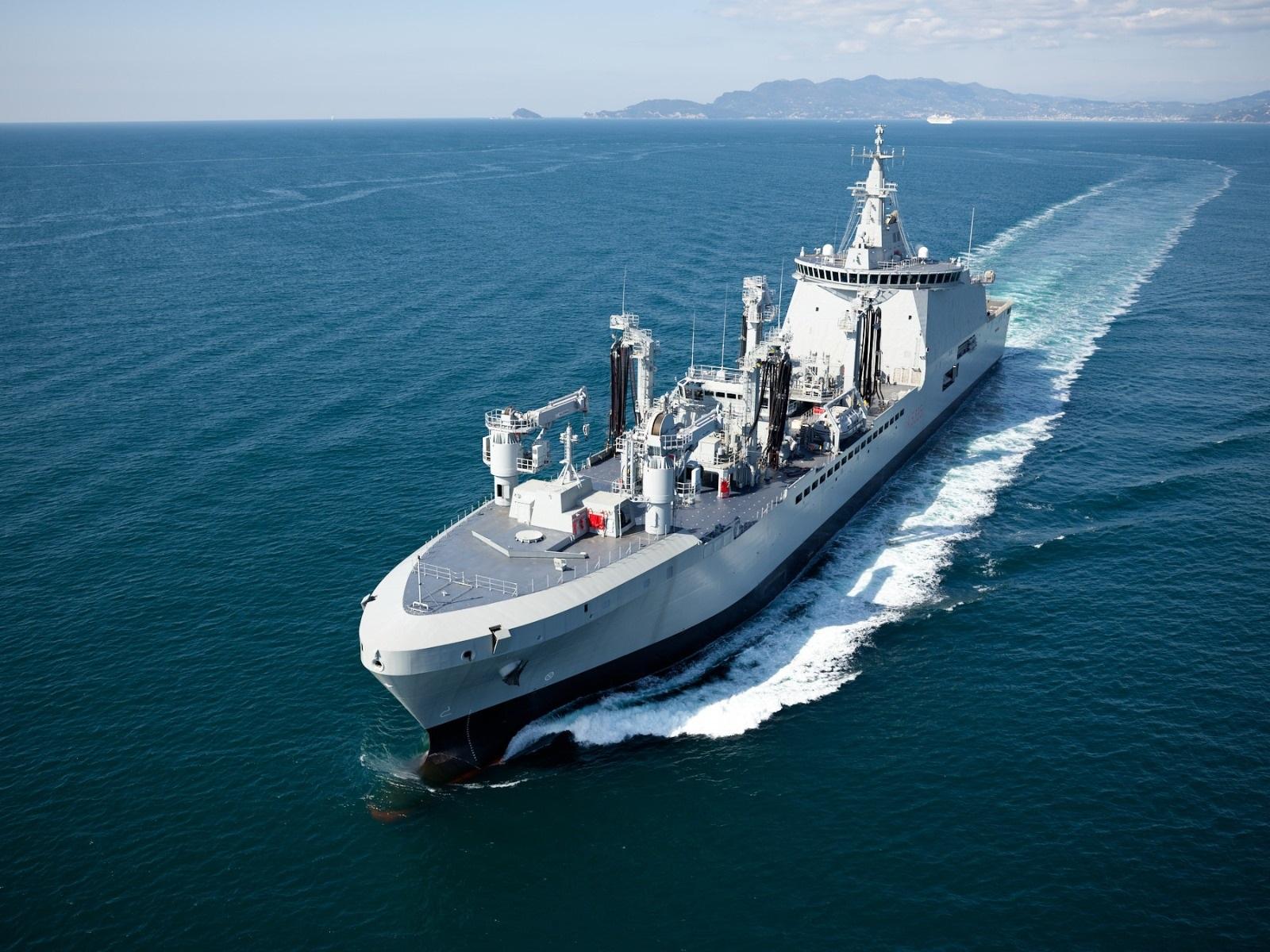 Italian Navy Logistic Support Ship Vulcano (A 5335)