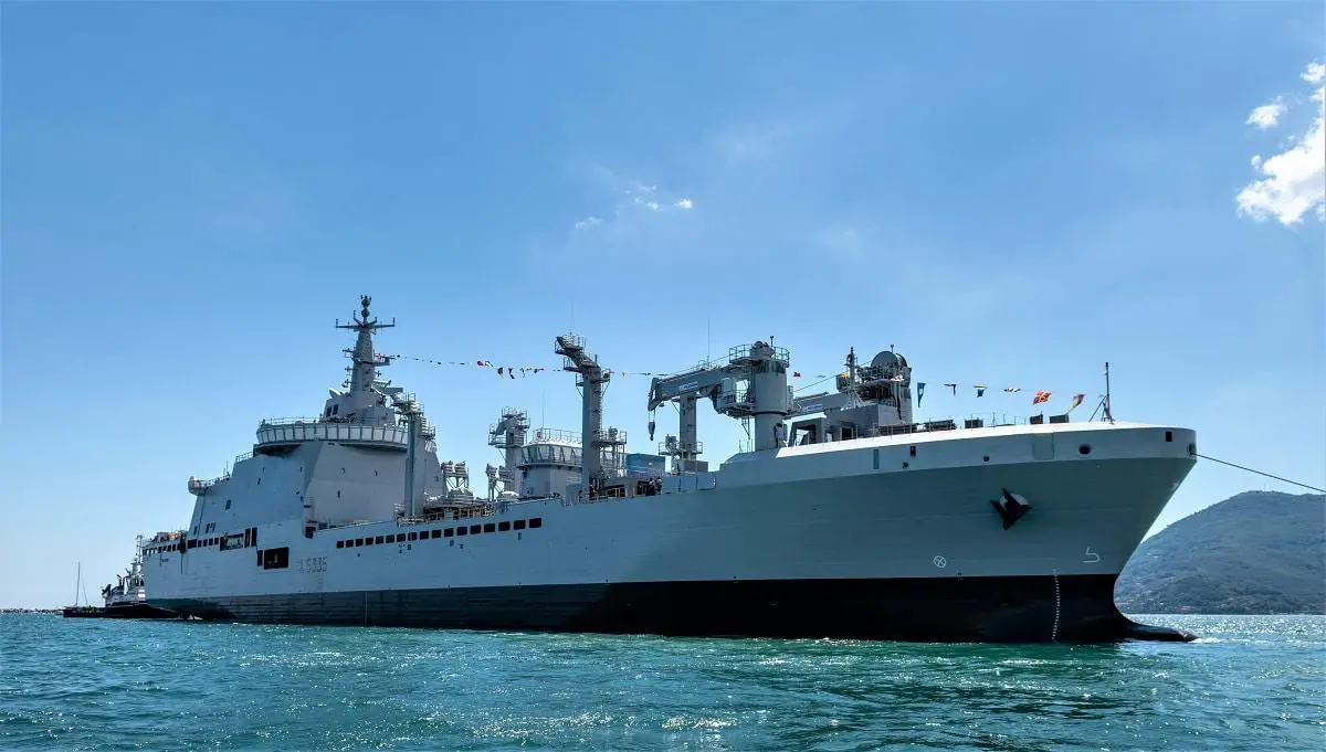 Italian Navy Logistic Support Ship Vulcano (A 5335)