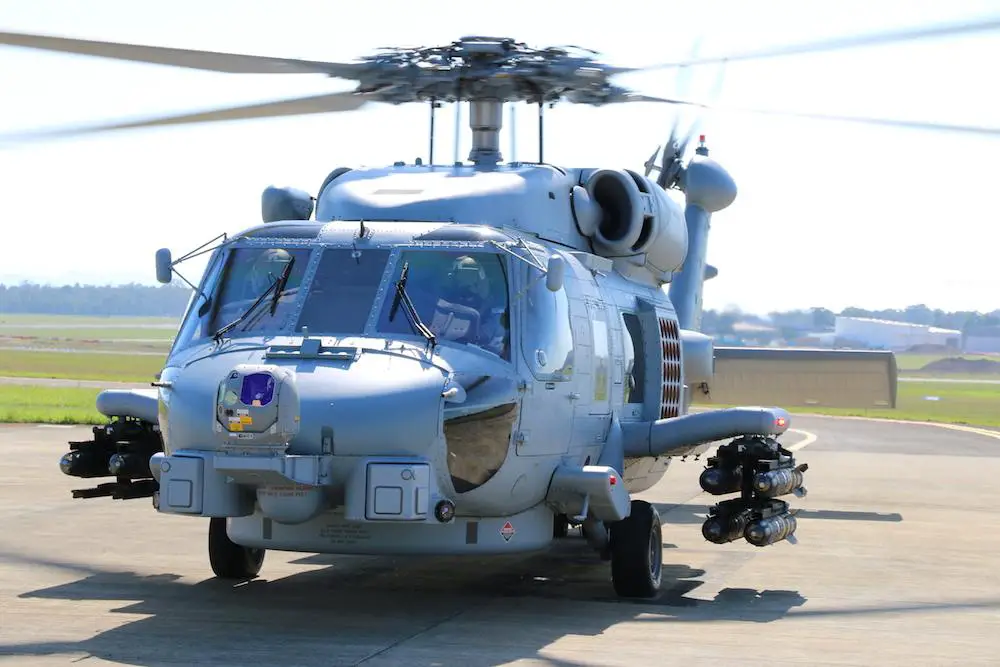 Royal Australian Navy 725 Squadron conducted firings of the AGM-114N Hellfire missile from MH-60R Seahawk ‘Romeo’ helicopters.