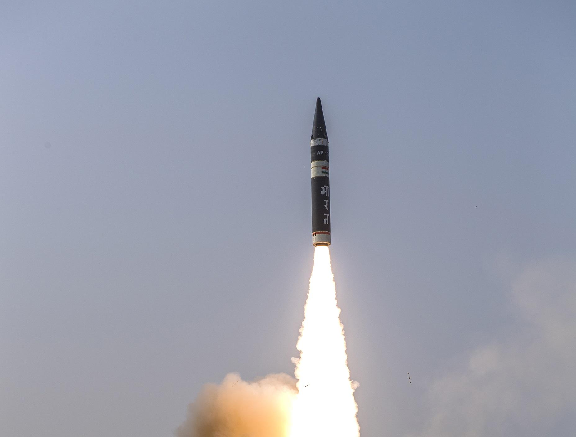 Agni-P medium-range ballistic missile