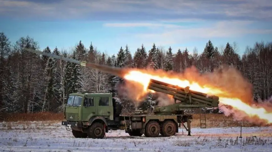 Belarusian Army Testing Upgraded Uragan-M Multiple-launch Rocket System