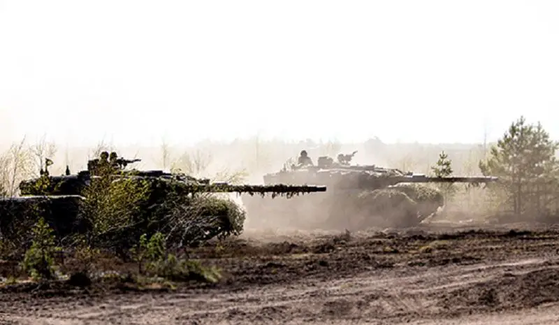 Finnish Army Leopard 2A6 Main Battle Tank 